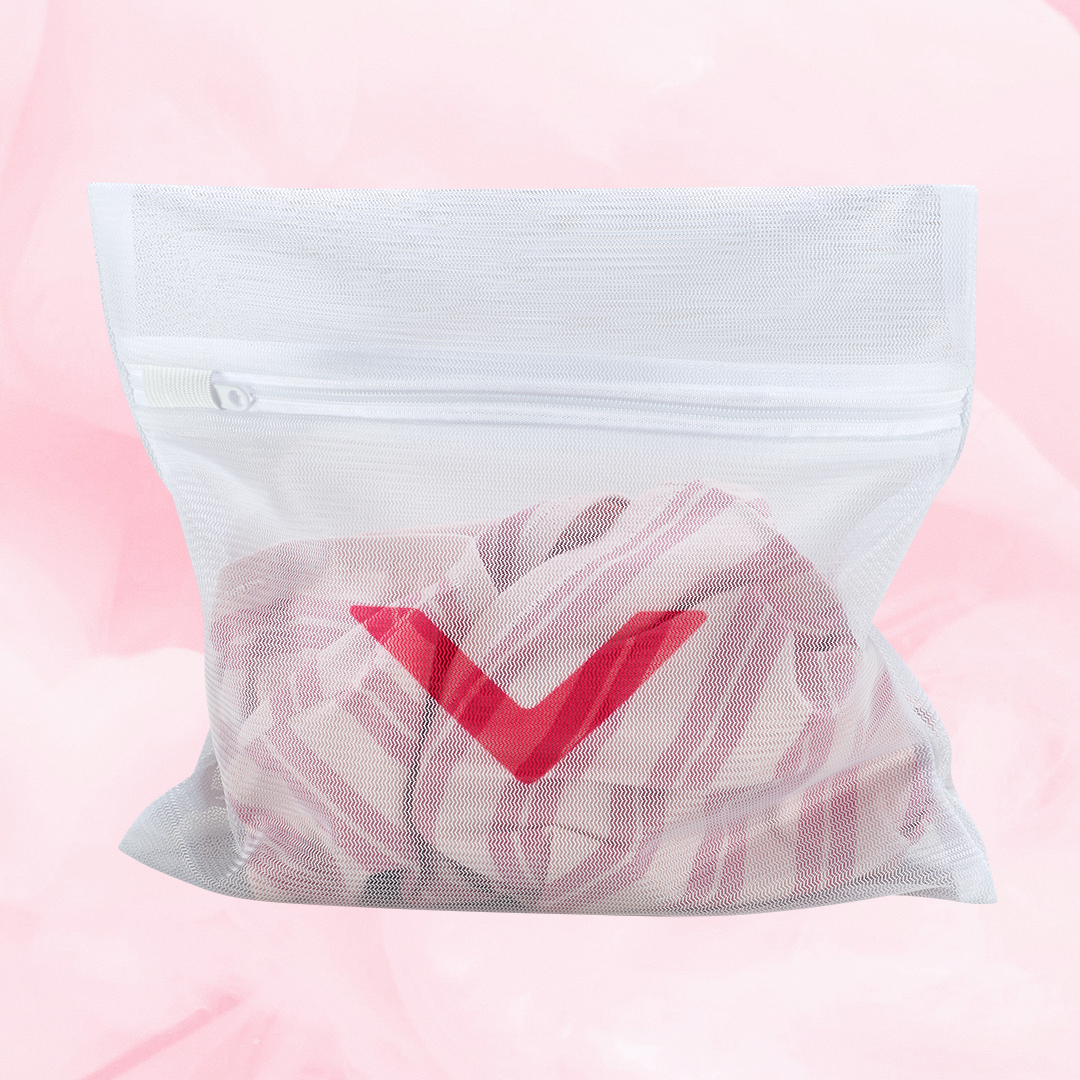 Vaskepose fra Complete Protection Set med delikate genstande.