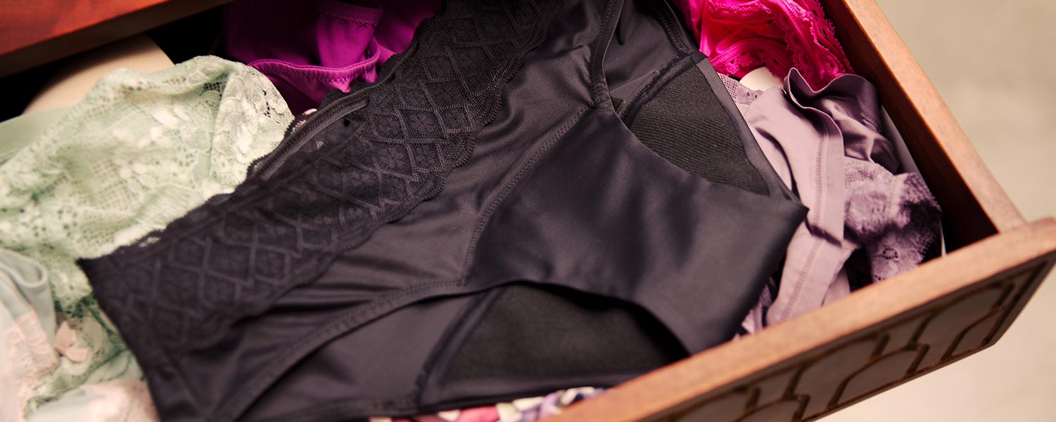 Et billede af Libresse menstruationsbind, der absorberer din menstruation i op til 12 timer.