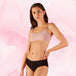 Menstruationstrusser i bomuld Bikini Let Flow (3-Pak)
