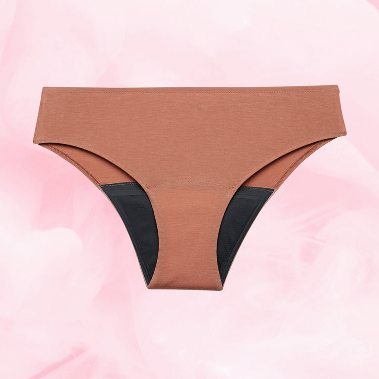 Premium Comfort Brazilian Heavy Flow Menstruation Panties with TriTech absorption.