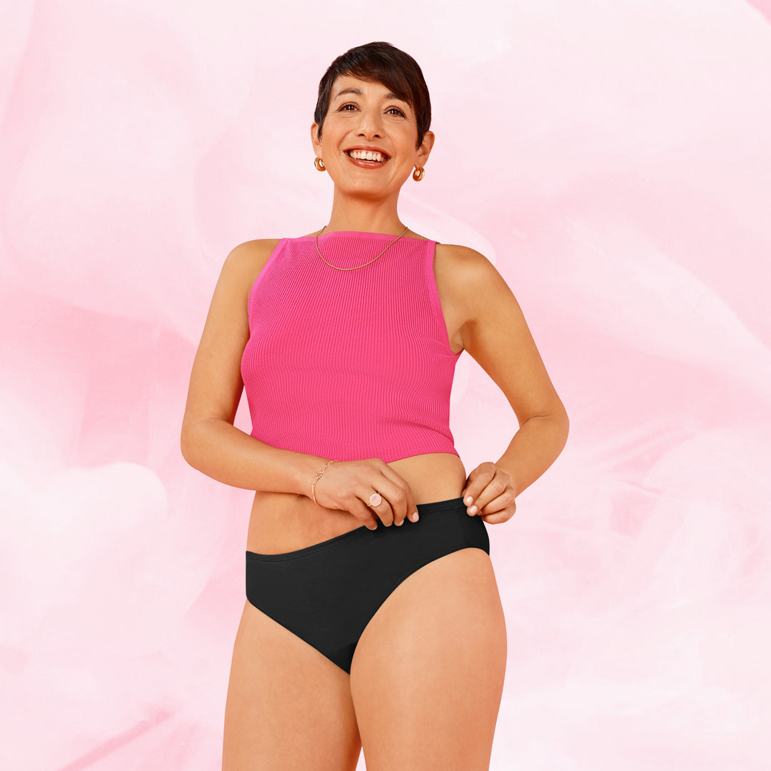 Essentials Brazilian Kraftigt Flow (3-pak) menstruationstrusser