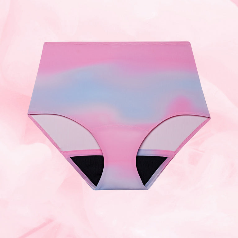 Højtaljet Snit Moderat Flow Menstruationstrusser, high-waist, durable design.