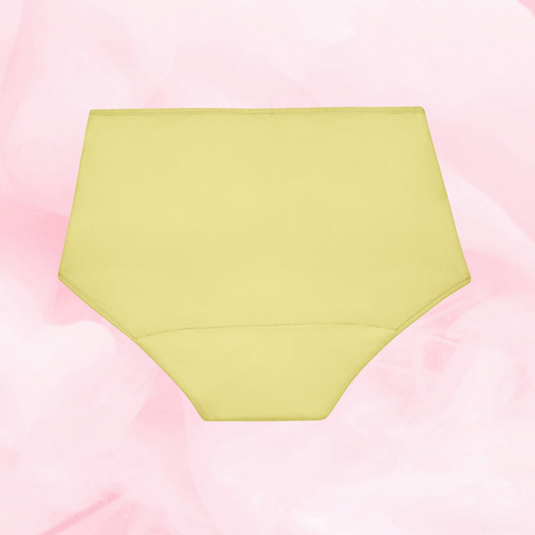 Højtaljet Snit Moderat Flow Menstruationstrusser, designed for medium flow days.
