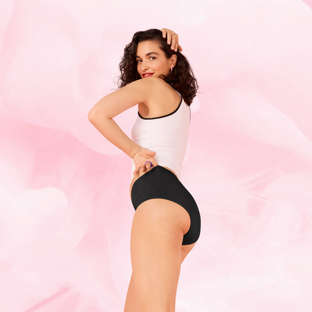 Period Underwear
      Moderat flowcomfortfit-essentials-hipster-moderate-menstruationstrusser