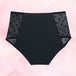 Højtaljet Snit Dots Let Flow Menstruationstrusser with stylish side dots.