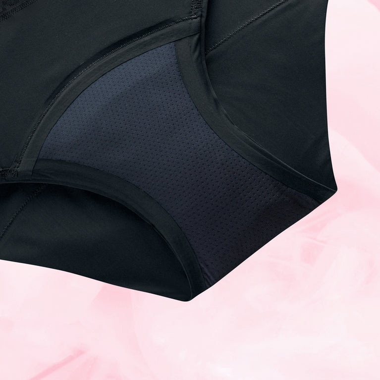 Hipster Full Lace Kraftigt Flow Menstruationstrusser with TriTech technology for heavy days.