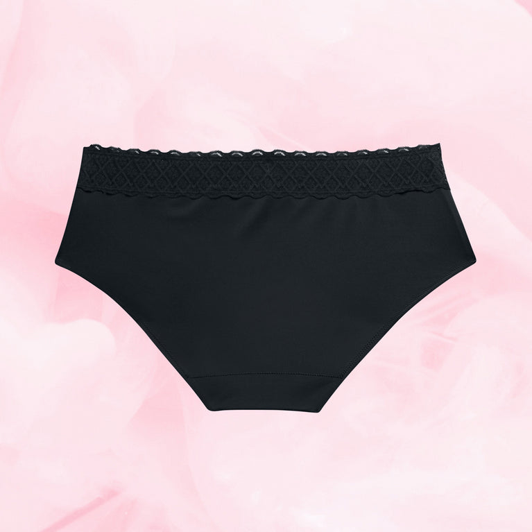 Hipster Full Lace Let Flow Menstruationstrusser in trendy hipster style.