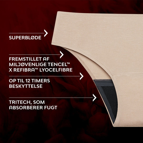 Premium Comfort Brazilian Kraftigt Flow Menstruationstrusser