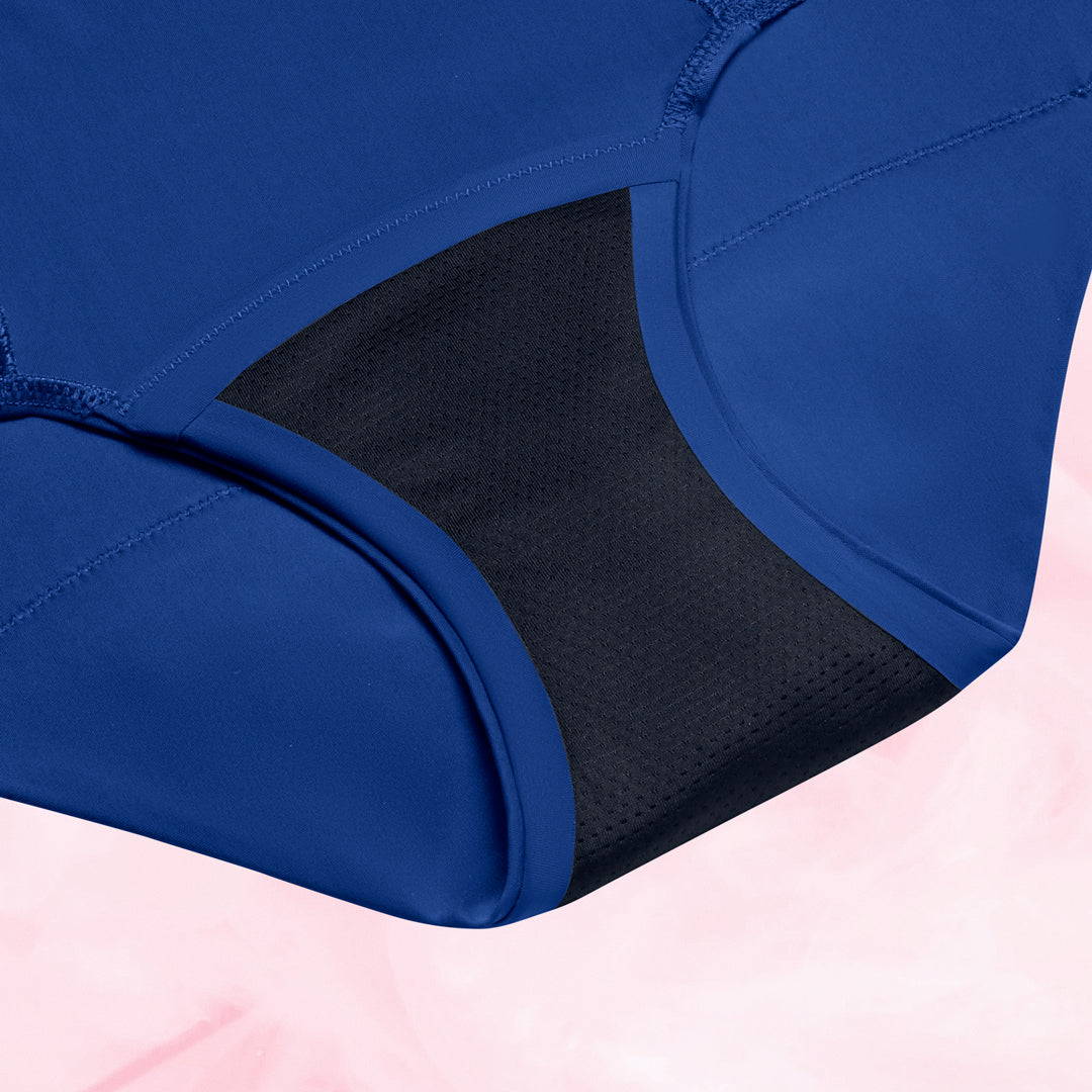 Højtaljet Snit Floral Kraftigt Flow Menstruationstrusser