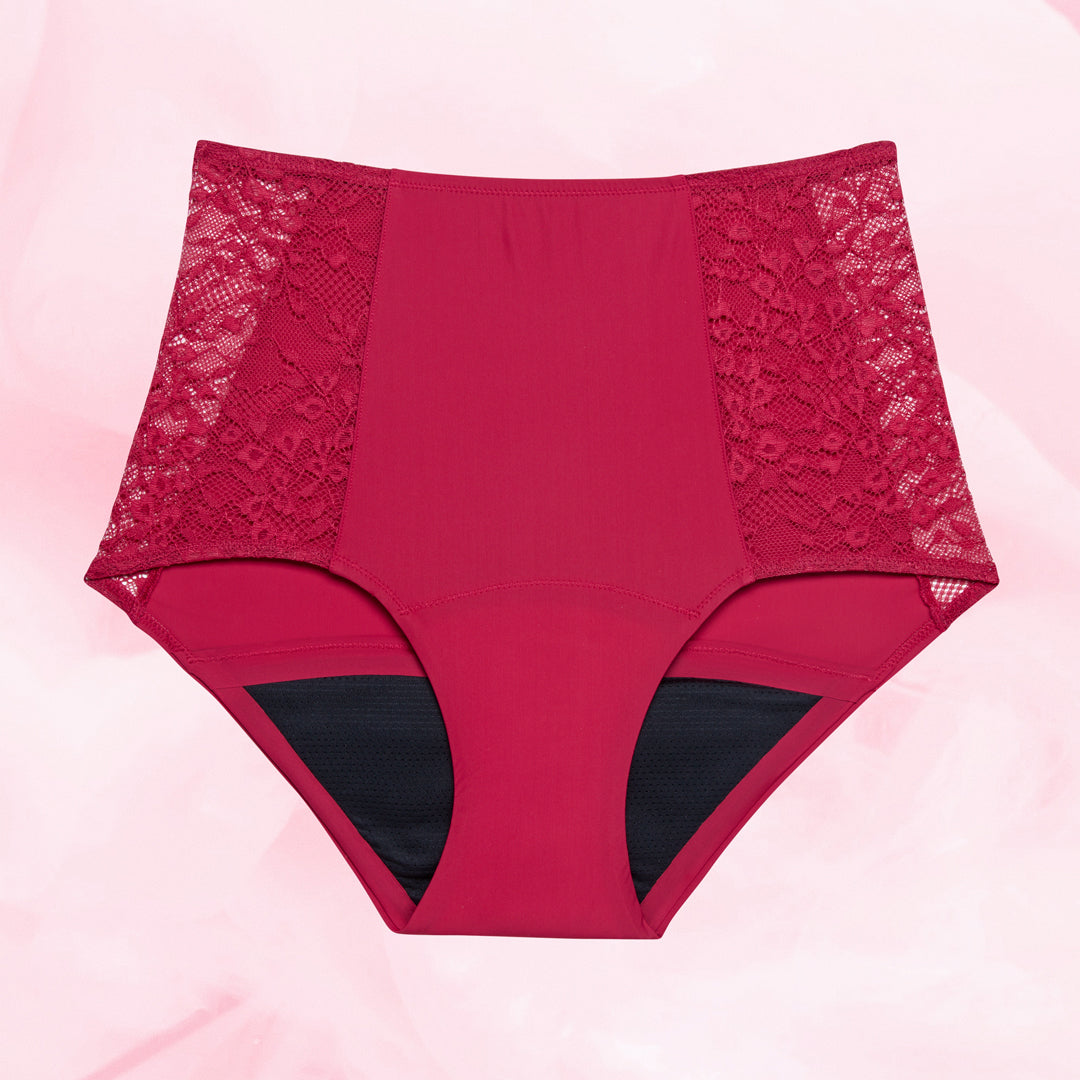 Period Underwear
      Kraftigt flowhigh-waist-floral-heavy