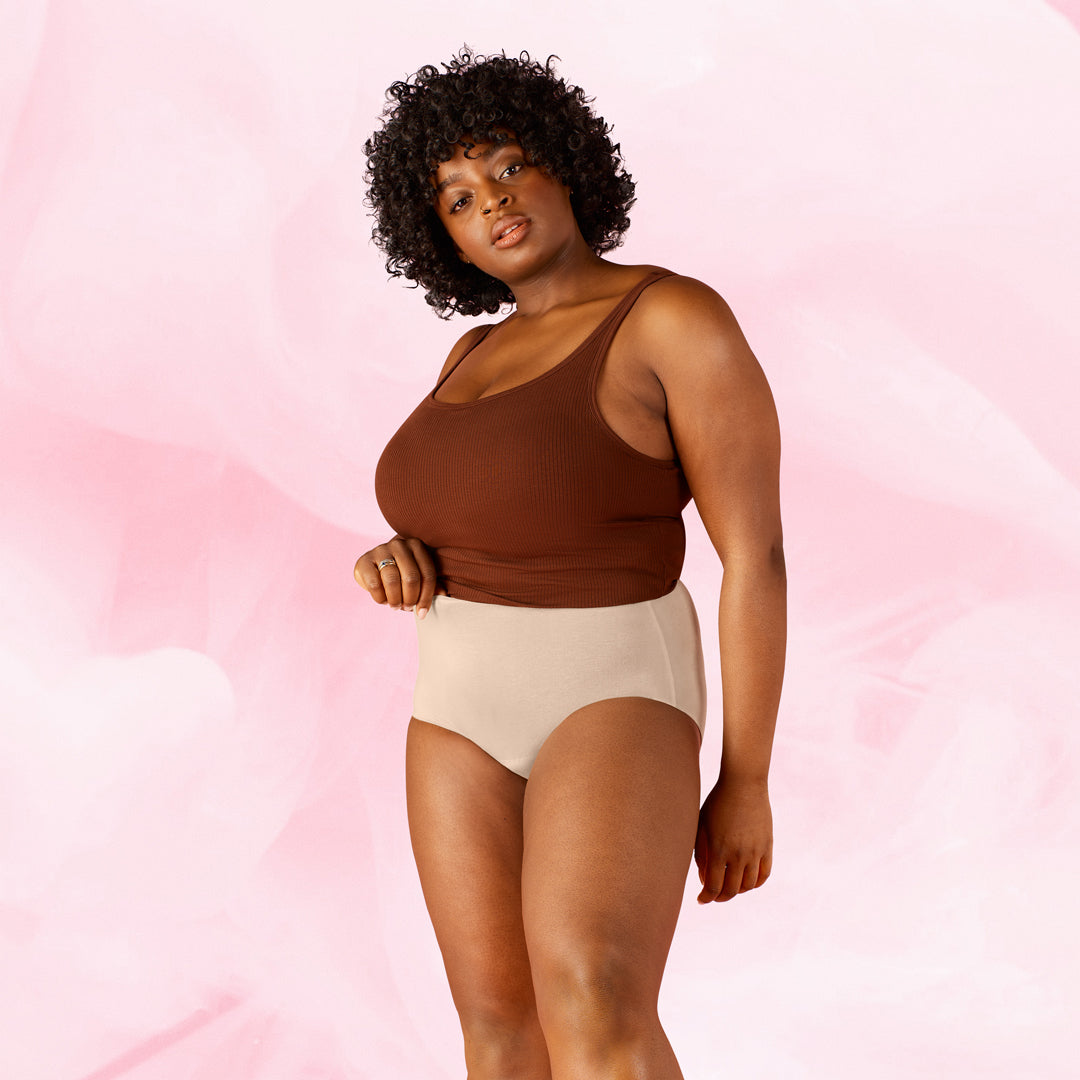 Premium Comfort High Waist Kraftigt Flow Menstruationstrusser