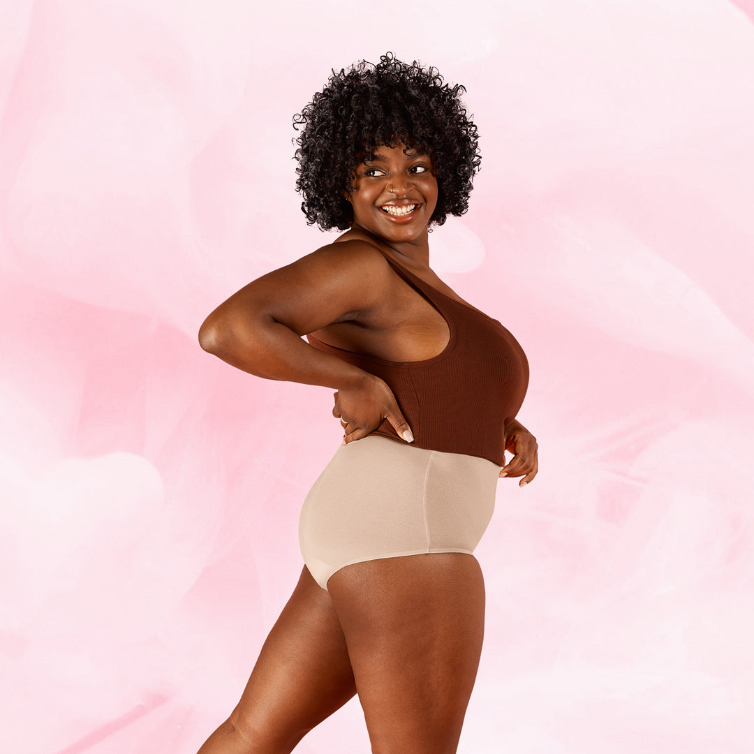 Period Underwear
      Let flowpremium-comfort-high-waist-light