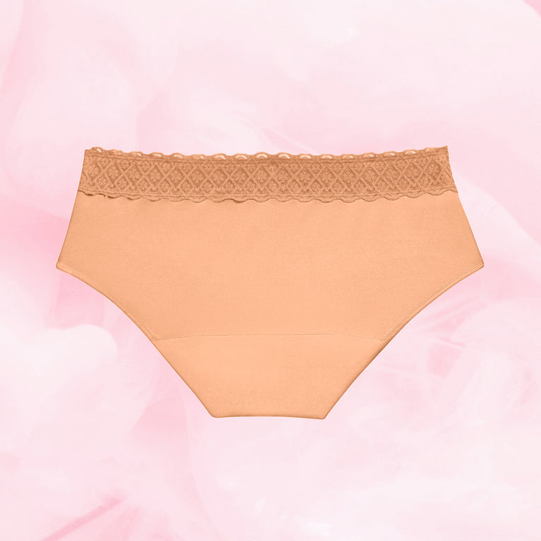 Hipster Full Lace Moderat Flow Menstruationstrusser