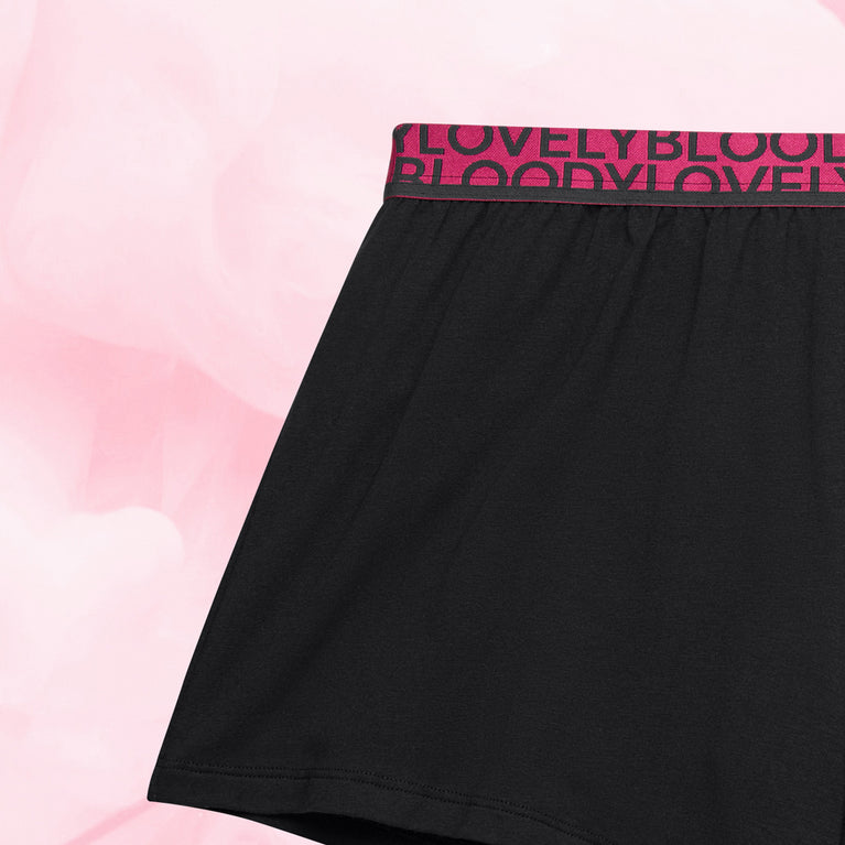 Sleepwear Shorts Menstruationstrusser med længere skridt