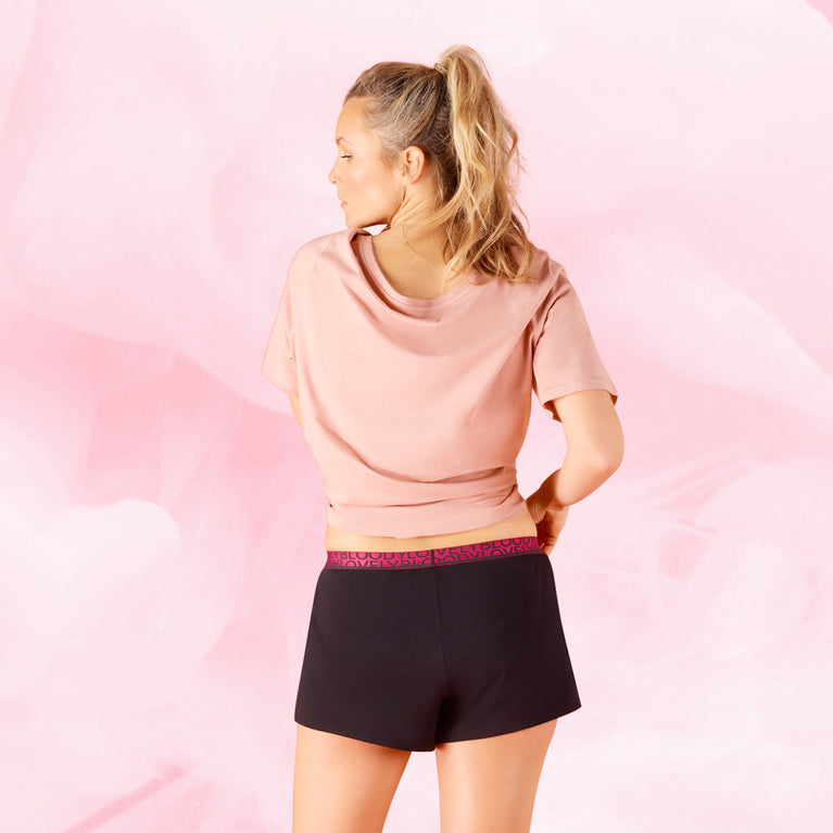 Sleepwear Shorts Menstruationstrusser med længere skridt