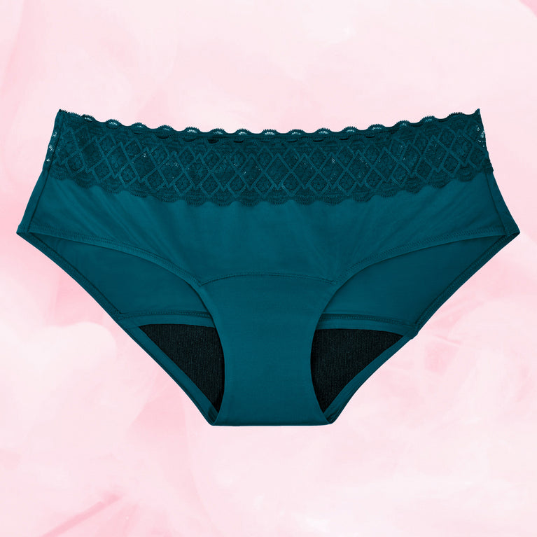 Hipster Full Lace Moderat Flow Menstruationstrusser