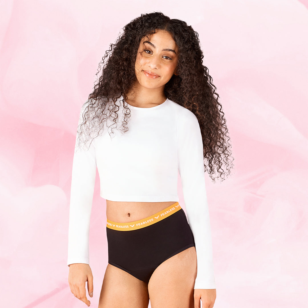 Teen Brief Kraftigt Flow Menstruationstrusser