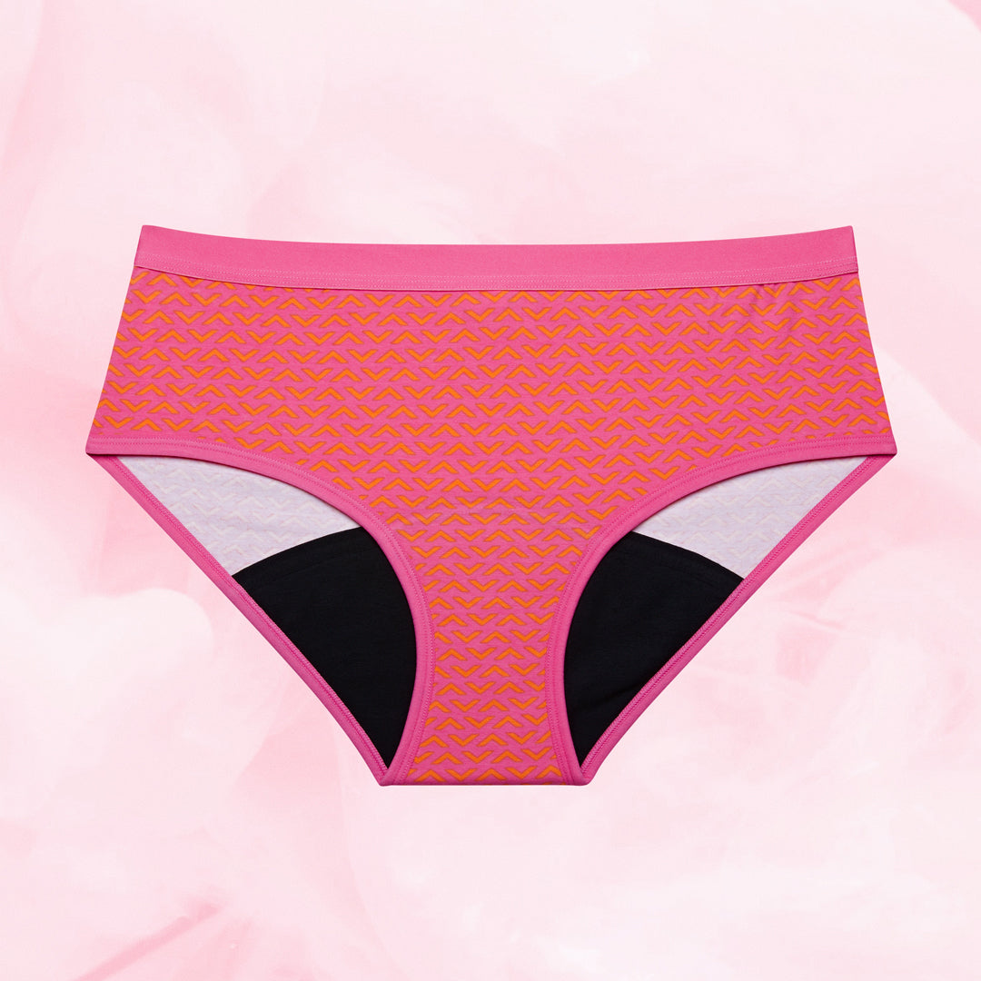 Teen Hipster Print Kraftigt Flow (3 Pak) Menstruationstrusser