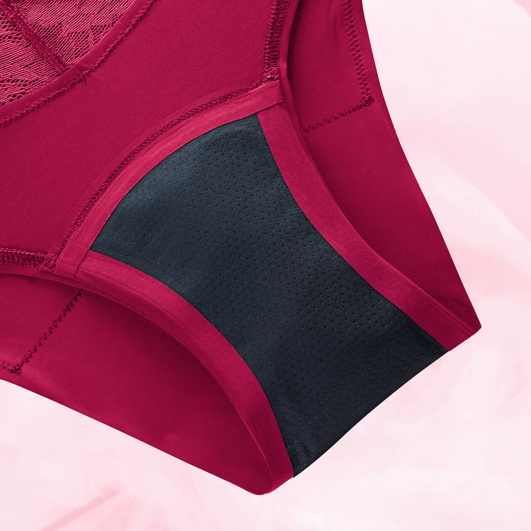 Brazilian Kraftigt Flow Menstruationstrusser, high-cut, reusable, sustainable, and absorbent.