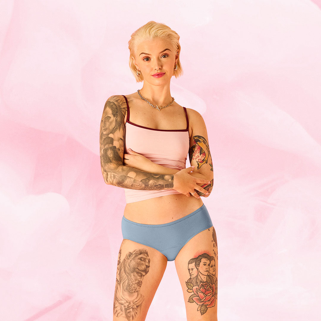 Period Underwear
      Moderat flowcomfortfit-essentials-hipster-moderate-menstruationstrusser