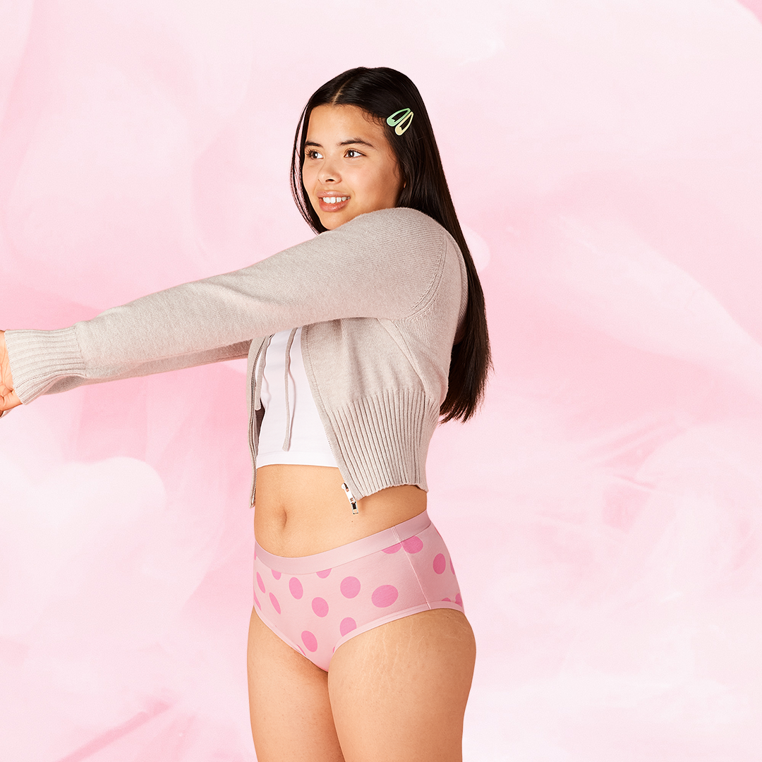 Period Underwear
      Moderat flowteen-hipster-print-moderate-3-pak-menstruationstrusser